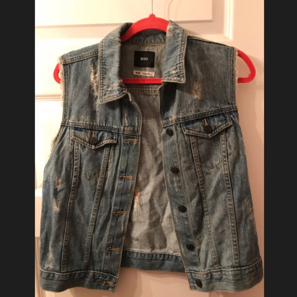 Denim Jean Vest Urban Outfitters BDG